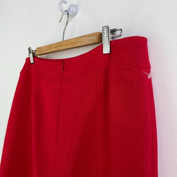 TAHARI Red Mini Skirt - Picture 2 of 6